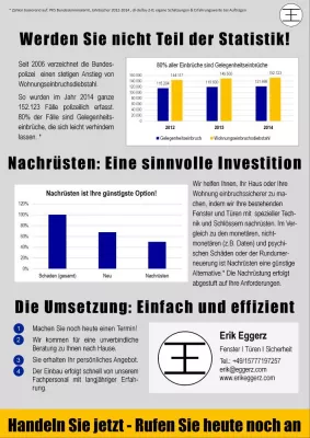 Bild: Mehr Sicherheit gegen Einbrüche - Schwachstellen an Fenster und Türen beseitigen