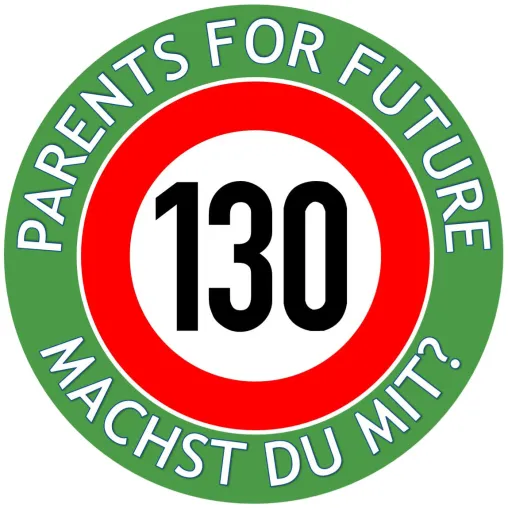Bild: Parents for Future unterstützen Petition „Tempolimit 130"