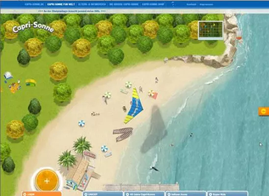 Bild: Capri Sonne gewinnt den "Favourite Website Awards"