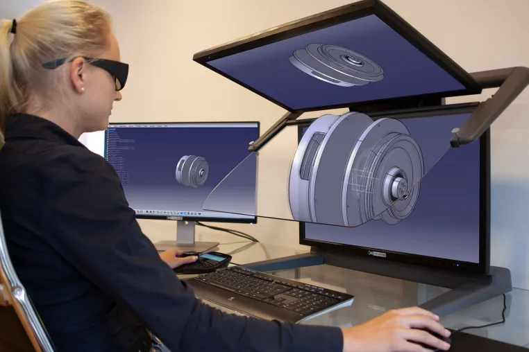 Bild: CATIA  für 3D-Monitor PluraView zertifiziert