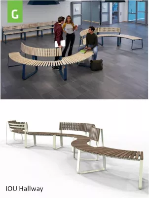 Schwedische Sitzbank zum TESTSITZEN in Schulen Bild: Schwedische Sitzbank zum TESTSITZEN in Schulen