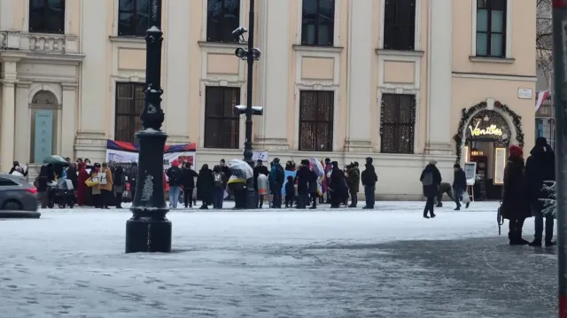 Bild: Wenn Durcheinander auf Desinteresse trifft, kommt eine solche Demonstration zustande