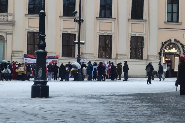 Bild: Wenn Durcheinander auf Desinteresse trifft, kommt eine solche Demonstration zustande