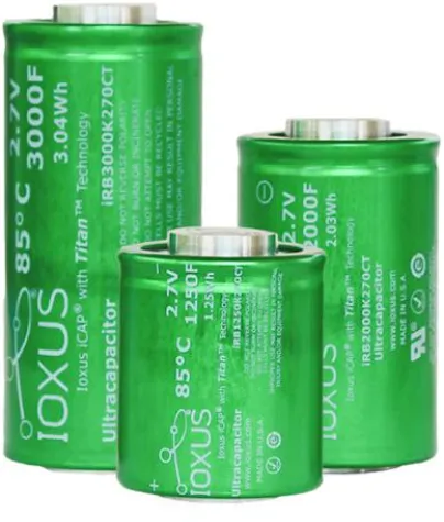 IOXUS mit SuperCAP-Zellen in 85°C Hoch-Temperatur-Technology in Serien-Produktion Bild: IOXUS mit SuperCAP-Zellen in 85°C Hoch-Temperatur-Technology in Serien-Produktion