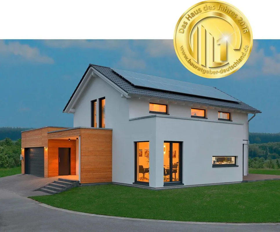 KAMPA SelbstversorgerHaus in Leipzig, ausgezeichnet mit Hausbau-Award 16 für höchste Energieeffiziez