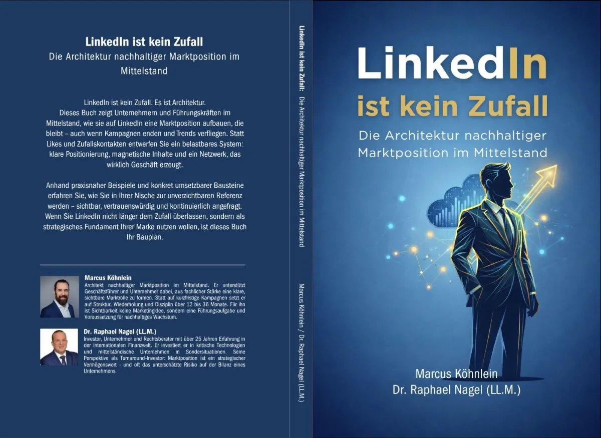 LinkedIn - Buchumschlag (© Marcus Köhnlein, Dr. Raphael Nagel (LL.M.))
