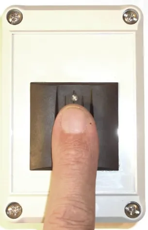 Bild: Sicherheit mit Biometrie – fp-eLock System