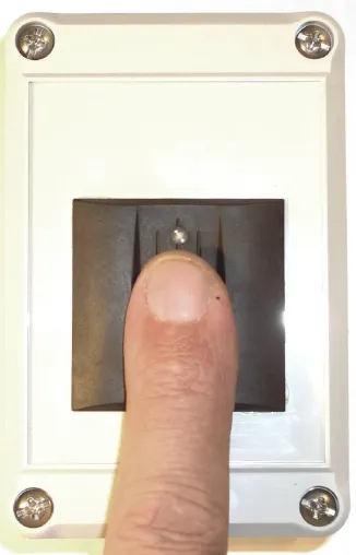 Sicherheit mit Biometrie – fp-eLock System Bild: Sicherheit mit Biometrie – fp-eLock System