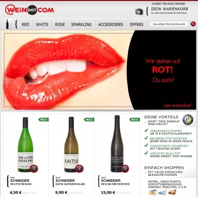 WEiNDOTCOM Weinversand mit Markus Schneider weiter auf Wachstumskurs Bild: WEiNDOTCOM Weinversand mit Markus Schneider weiter auf Wachstumskurs