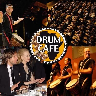 Bild: Drum Cafe bietet einen interaktiven Trommel- und Instrumentenbau-Event für Teamevents