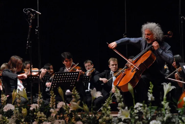 Bild: Solistenensemble des Mahler Chamber Orchestra spielt im Rahmen der Lunchkonzerte in der Berliner Philharmonie.