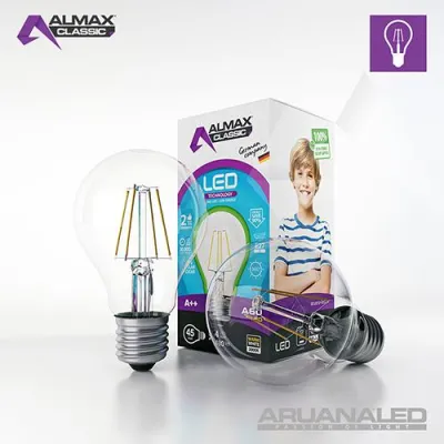Bild: Almax Classic - Die Glühbirne lebt – nur besser: LED-Remake der klassischen Glühbirne von Aruana LED