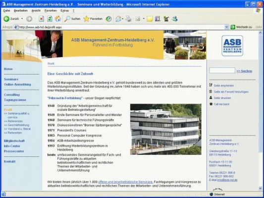 Bild: Bei www.asb-hd.de jetzt 24 h Seminaranmeldung möglich