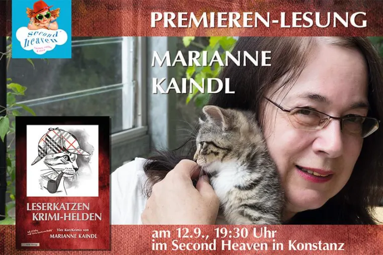 Bild: Witzige Krimis von Marianne Kaindl haben Premiere im Second Heaven
