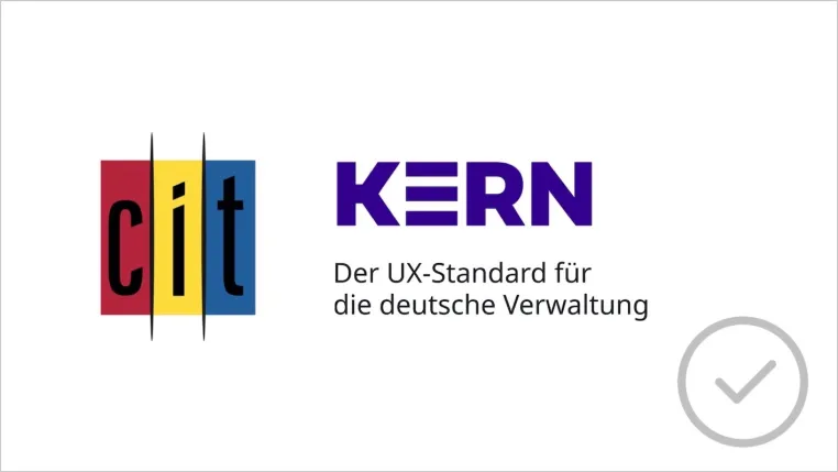 cit intelliForm unterstützt UX-Standard KERN Bild: cit intelliForm unterstützt UX-Standard KERN