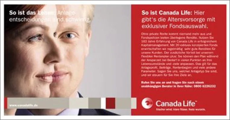 Bild: Jaeger schiesst Doppelportraits für Canada Life