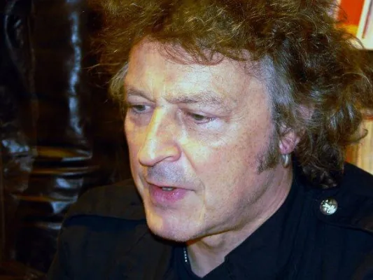 Bild: Wolfgang Niedecken im Gespräch mit der taz live auf zaplive.tv