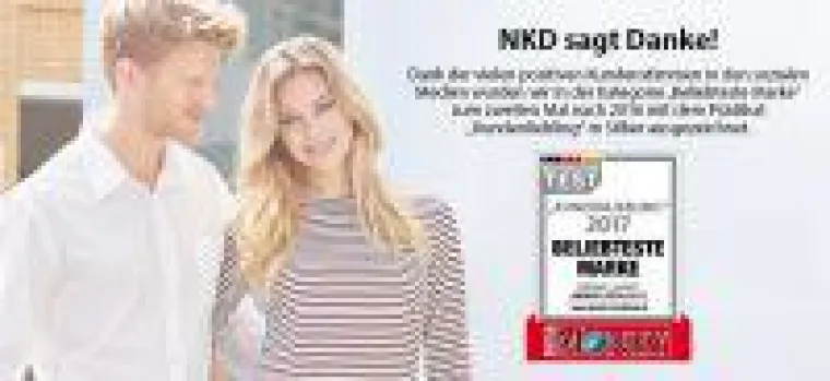Bild: NKD ist "Kundenliebling 2017 - Beliebteste Marke"