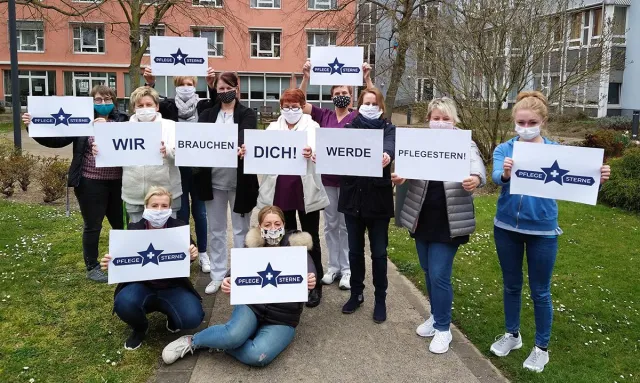 Bild: COVID-19: Senior*innen in Köln erhalten besondere Fürsorge – Startschuss der Aktion Kölner Pflegesterne