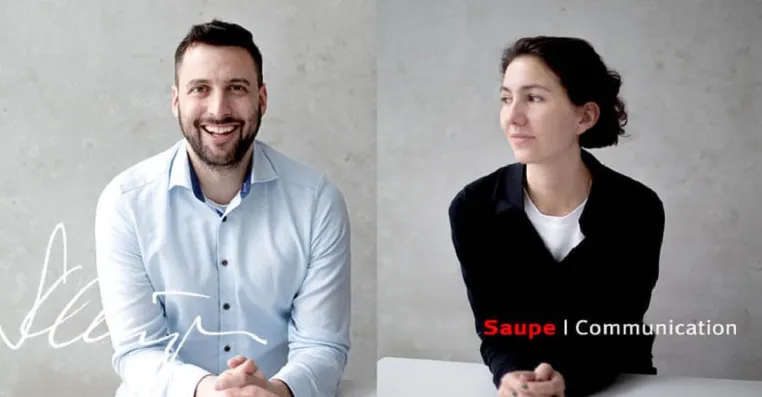 Bild: Generationswechsel bei Saupe Communication