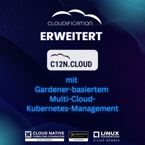 Bild: Cloudification erweitert c12n-Plattform um Gardener-basiertes Multi-Cloud-Kubernetes-Management