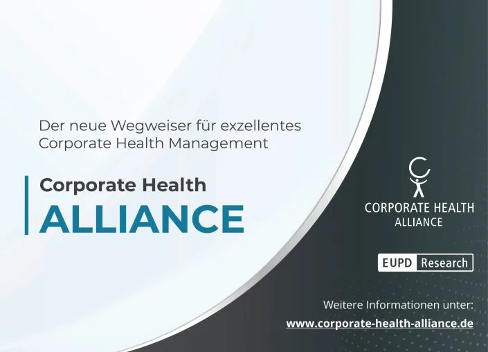 EUPD Research launcht neue Plattform Corporate Health Alliance. Bild: EUPD Research launcht neue Plattform Corporate Health Alliance.