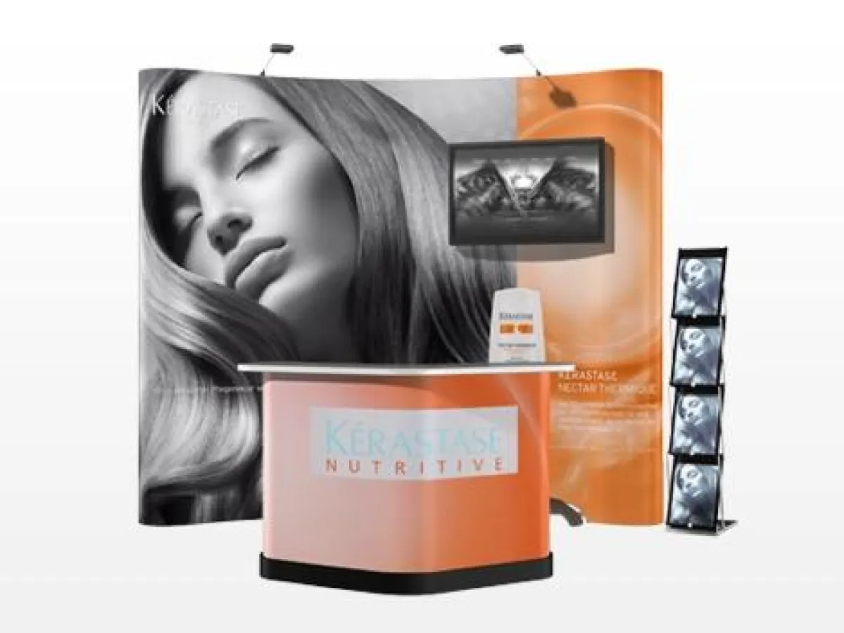 Media Messe-Set – mobiler Messestand von LA CONCEPT