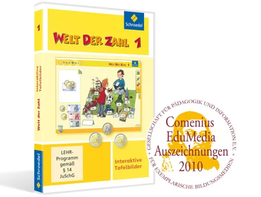 Bild: Comenius-Auszeichnung für interactive Tafelbilder von KIDS interactive