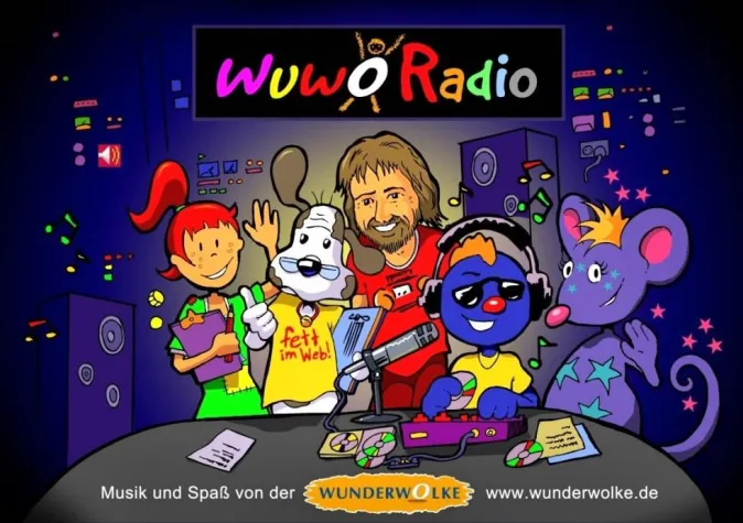 Bild: Hallo, hier ist WUNDERWOLKE RADIO ... sieben Jahre Webradio für Kinder