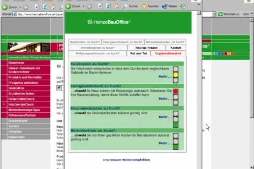 Bild: Schneller Check zum Heizenergieverbrauch