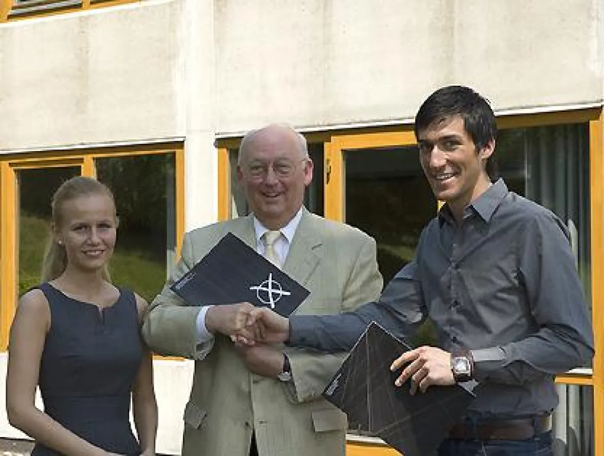 Isabella Wünsch, Dr. Dieter Bosch, Daniel Grein (v.l.)