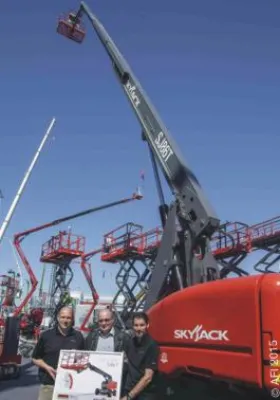 Bild: SKYJACK™ Europaneuheit bei AFI – Teleskopbühne SJ86 T