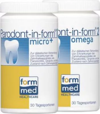 DENTINA kooperiert mit FormMed - Exklusivvertrieb des Mikro-Nährstoffpräparats Parodont-in-form® Bild: DENTINA kooperiert mit FormMed - Exklusivvertrieb des Mikro-Nährstoffpräparats Parodont-in-form®