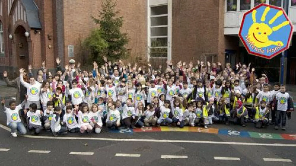 Die Düsseldorfer Paul Klee Grundschule gehört zu den 6 Helfenden Hand Partnerschulen in Düsseldorf
