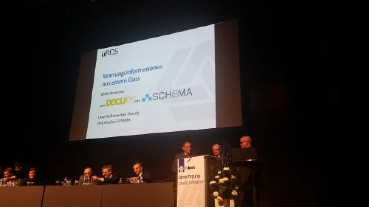 Vortrag von DOCUFY und SCHEMA zu iiRDS