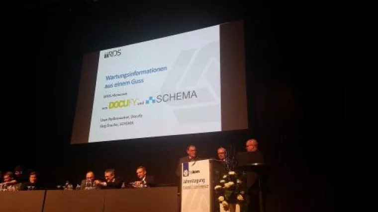 Bild: „Multi-Level-Auftritt“ von DOCUFY auf der Stuttgarter tekom 2016