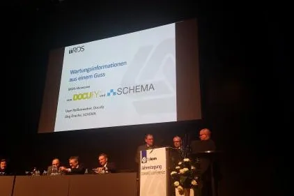 Bild: „Multi-Level-Auftritt“ von DOCUFY auf der Stuttgarter tekom 2016