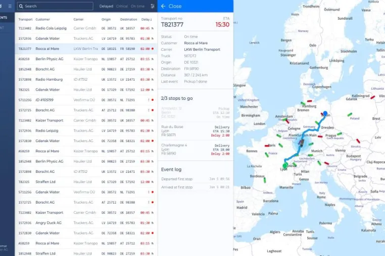 Transporeon setzt bei der Echtzeit-Verfolgung von Transporten auf strategische Partnerschaft mit Sixfold Bild: Transporeon setzt bei der Echtzeit-Verfolgung von Transporten auf strategische Partnerschaft mit Sixfold