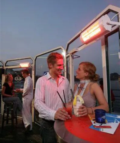 Bild: Kostengünstige Wärmestrahler für das ganze Jahr