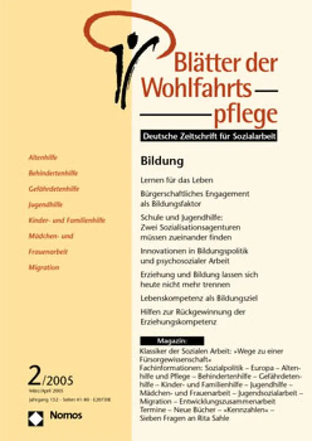 Die aktuelle Bildungsdebatte drehe sich fast nur um die Schule, moniert ein neues Themenheft der Blätter der Wohlfahrtspflege.
