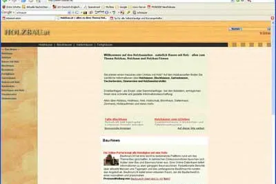 Bild: Holzbau und Holzhäuser online