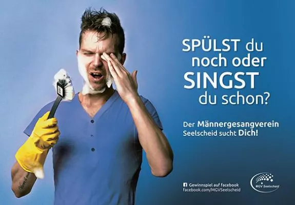 Bild: Siegburg: Spülende Männer wollen lieber singen
