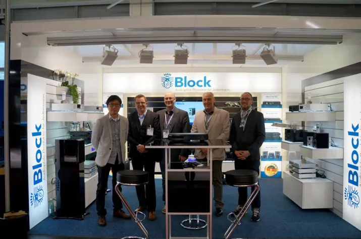 Audiohersteller Block auf der IFA 2013. Bild: Audiohersteller Block auf der IFA 2013.