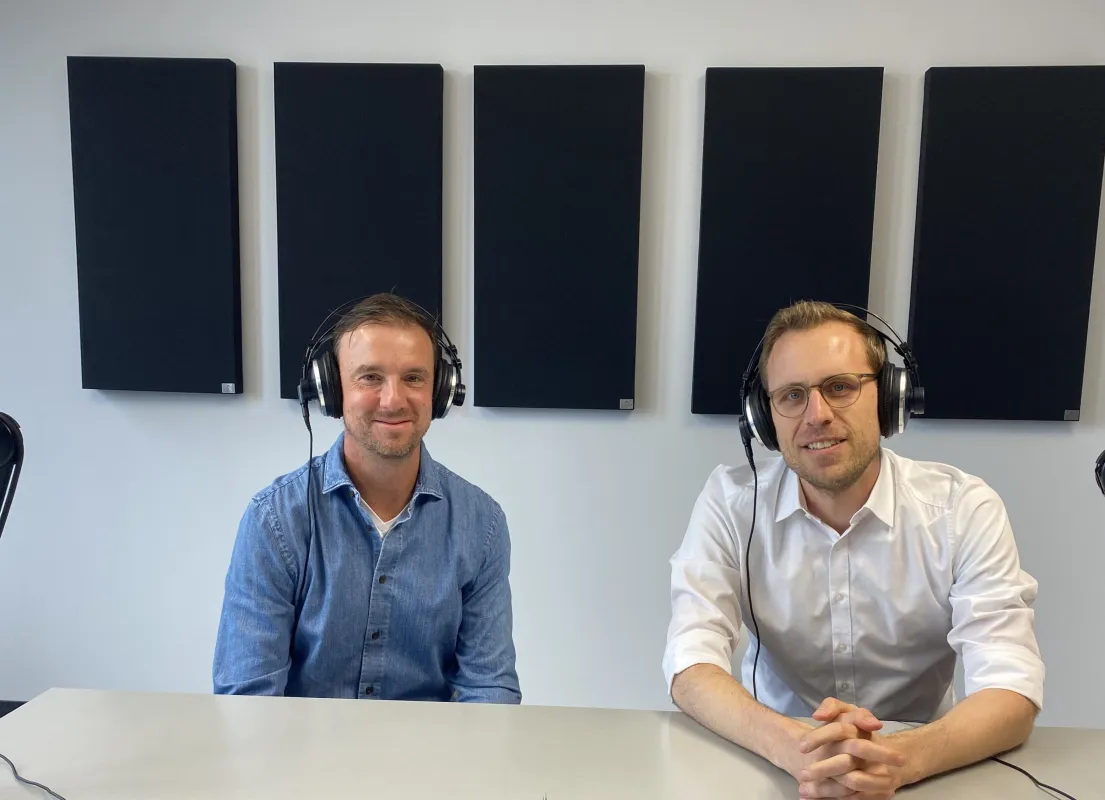 Erfolgreich Führen: Oliver Brümmer mit Daniel Hopp (© Leadership Conversations)