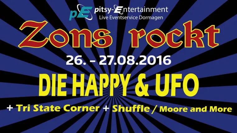 Konzert-Fünferpack mit Die Happy und UFO sowie Support auf der Zonser Freilichtbühne Bild: Konzert-Fünferpack mit Die Happy und UFO sowie Support auf der Zonser Freilichtbühne
