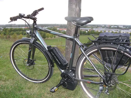 Bild: e-Bike VICTORIA „Le Mans“, Getestet bei e-motion Technologies Hannover