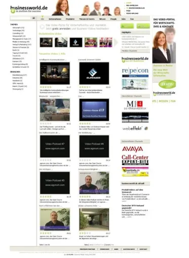 Bild: businessworld.de - Erste offene Plattform für Business-Videos startet