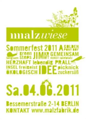Bild: Malzwiese - Großes Sommerfest der Malzfabrik am 4. Juni 2011 in Berlin