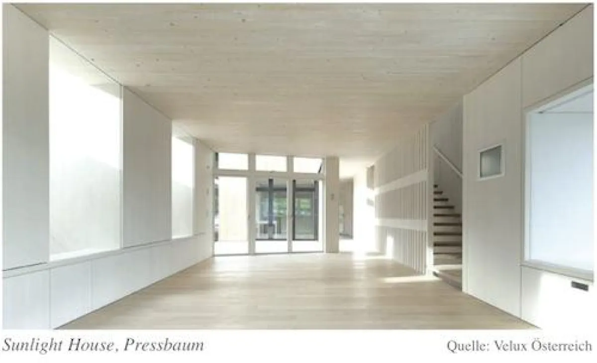 Tageslichtarchitektur  Quelle: Velux Österreich