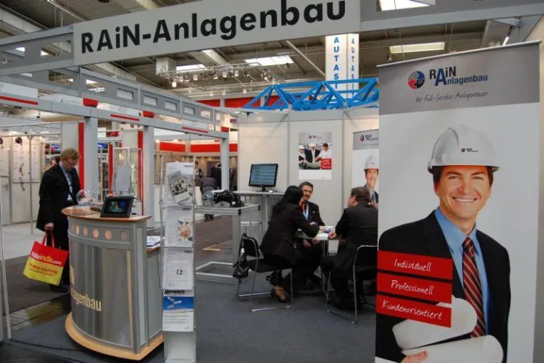 Bild: Messe-Debut geglückt - RAiN-Netzwerker zeigen sich mit Resonanz auf der Hannover Messe 2009 überaus zufrieden